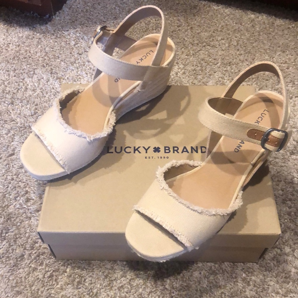 Lucky Brand wedge sandals